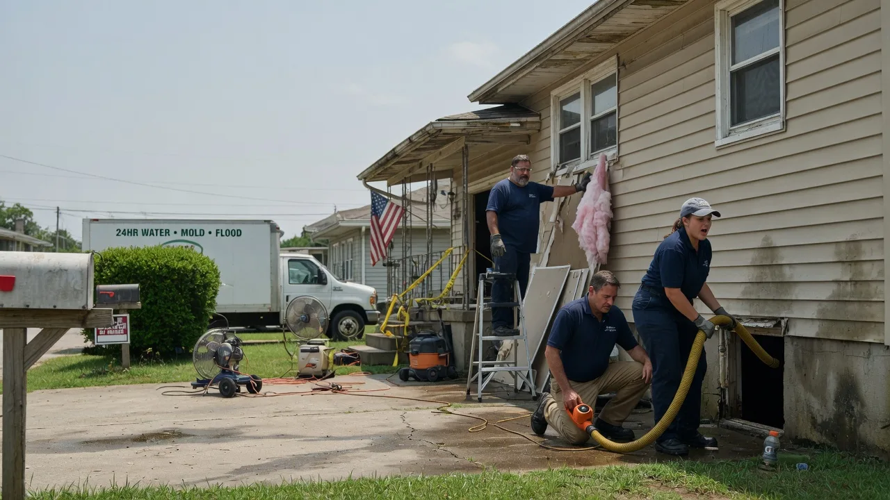 Water Damage Repair in Blue Springs, MS near me
